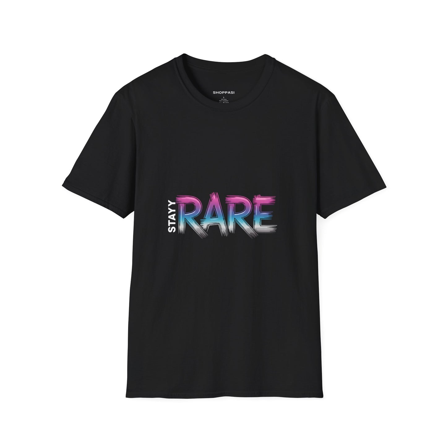 Stay Rare Unisex Softstyle T-Shirt - Trendy Graphic Tee for Unique Style