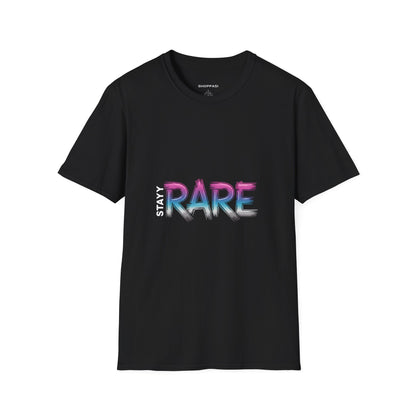 Stay Rare Unisex Softstyle T-Shirt - Trendy Graphic Tee for Unique Style