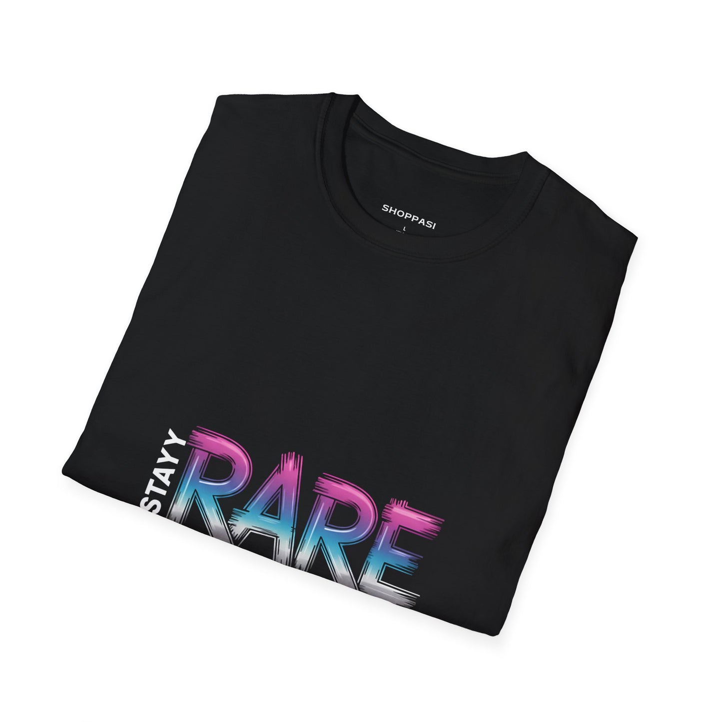 Stay Rare Unisex Softstyle T-Shirt - Trendy Graphic Tee for Unique Style