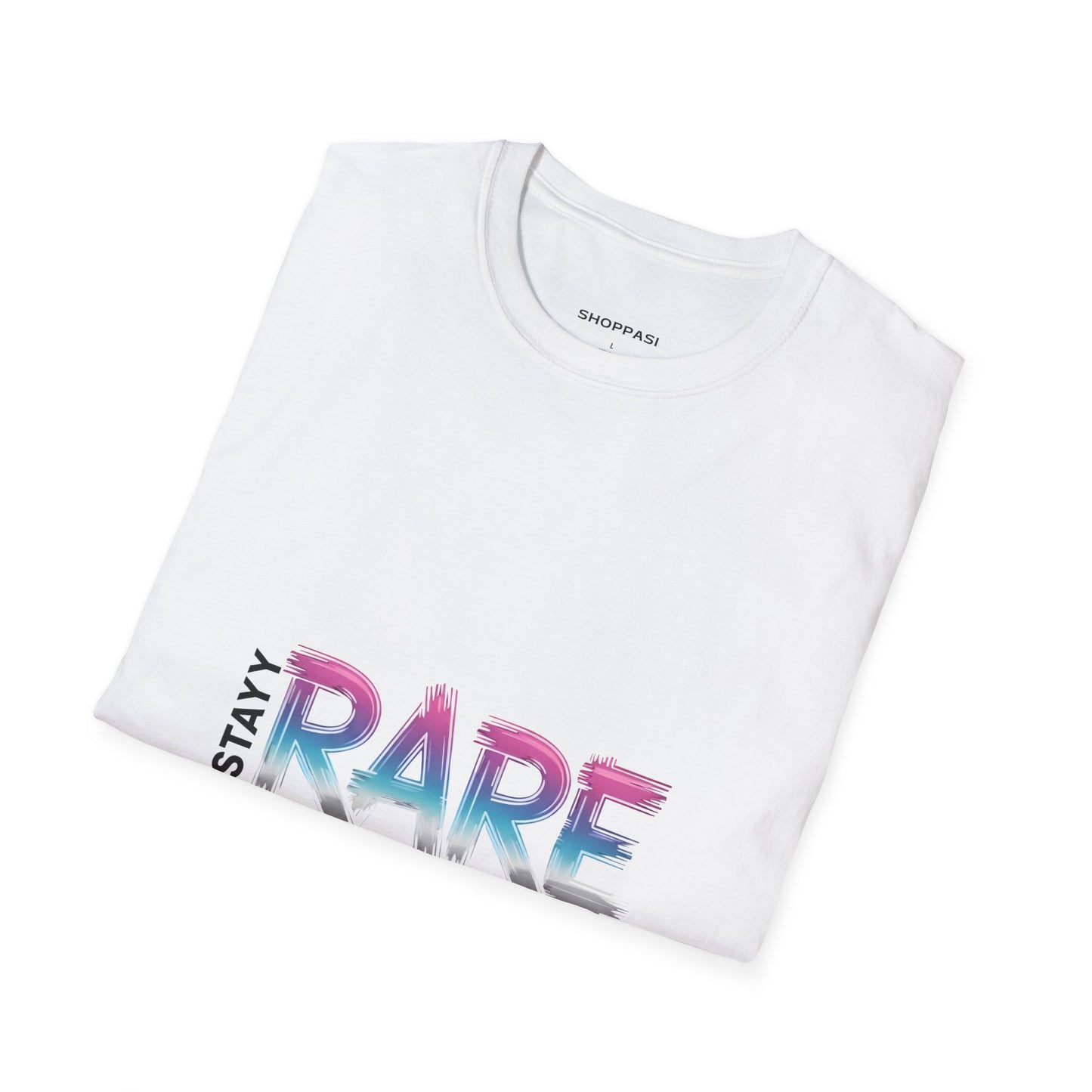 Stay Rare Unisex Softstyle T-Shirt - Trendy Graphic Tee for Unique Style